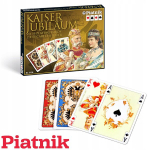 Piatnik Lux Kaiser Jubilaum m&auml;ngukaardid, kaardim&auml;ng, 2 pakki &aacute; 55 kaarti