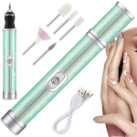 K&uuml;&uuml;nefreesimismasin manik&uuml;&uuml;ri ja pedik&uuml;&uuml;ri l&otilde;ikurite komplekt USB-laetava akuga