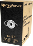 Mutecpower Cat5e siseruumides Ethernet Rj45 300m Cca internetiruuteri v&otilde;rgukaabel Lan-kaabel 1000ft