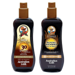 Australian Gold SPF 30 Spray Gel Bronzer 237ml + Australian Gold Intensifier Bronzing Dry Oil Spray 237ml