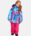 Huppa T&uuml;drukute talvekomplekt RENELY 4, light blue pattern/ fuchsia, 104