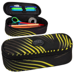 &Uuml;hekambriline pliiatsikott, CoolPack, klapiga, ilma lisatarvikuteta, kollane kujundus