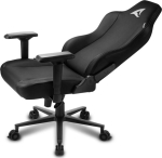 Gaming Tool - SHARKOON - SGS40 - Mustkunstnahk Must - Reguleeritavad k&auml;etuged - 160&deg; kallutatav seljatugi