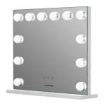 LED-valgustusega meigipeegel Humanas HS-HM02 (valge), Balta