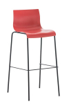 Baaritool Hoover must 4-jalaga alus, Punane