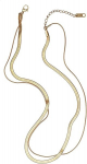 Ormkedja kaelakee 14K kuld/h&otilde;be plaaditud Herringbone kaelakee kuldne choker kaelakee naistele t&uuml;drukutele kingitused ehted PHH-0724261