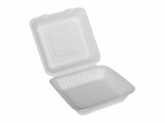 Suhkruroost l&otilde;unas&ouml;&ouml;gikarp ilma lisatasuta SUP bio 20x20x7.5cm 50 tk, Pietų dėžutė i&scaron; cukranendrių pietums be priemokos SUP bio 20x20x7,5cm 50 vnt.
