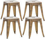 4-osaline taburettide komplekt Armin, Auksinis