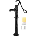 K&auml;sipump koos alusega 135 cm, must
