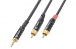 CX85-1 kaabel 3.5 stereo - 2xRCA isaspistik 1.5m