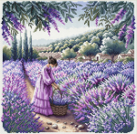 Ristpistes komplekt AVA stitch. Provance l&otilde;hn. AVA-P031