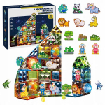 Magnetilised ehitusklotsid Click4toys, 90 tk