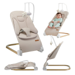 Tulano Moon 50 beige lamamistool-kiik 3in1 &ndash; beež, minimalistlik stiil