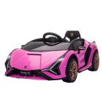 Laste elektriauto Lamborghini, 3-5 km/h, puldiga juhitav, roosa, 3-5 aastastele