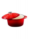 Cocotte Alpina malmist pott koos kaanega - Pann 24 cm - K&otilde;ikide kuumutamisallikatega - Punane