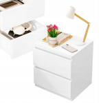 &Ouml;&ouml;kapp Magamistuba K&uuml;lalistuba Riidekapp sahtlitega Valge loft