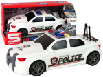 Politsei sportauto helidega Lean Toys, valge