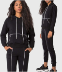 Naiste vabaaja komplekt Mona cotton, must