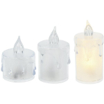 Kodu ja stiil LED-k&uuml;&uuml;nalde komplekt, 3tk