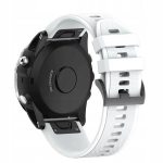 "Best Accessories", G. Fenix ​​5 / 6 / 7 / 8 47mm Instinct 1 2 Epix 1 2 47mm 955 965 valge kellarihm