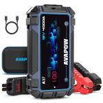 AVAPOW A37 auto mootori k&auml;ivitusseade "booster" (4000 A, 12 V, PD 60 W kiire laadimine)