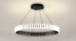 Klavia 60 Led rippvalgusti, must, 60 cm