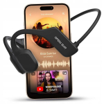 Juhtmevabad luujuhtivusega k&otilde;rvaklapid JG Smart Bone X1, Bluetooth 5.2, IPX5, mustad