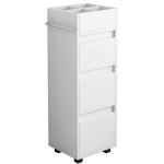 Skandinaavia stiilis valge vannitoa kapp, seisva riiul, modernne loft, 90 cm