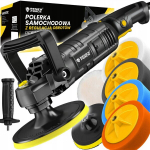 P&ouml;&ouml;rlev auto poleerija 2600 W p&ouml;&ouml;rlemiskiiruse reguleerimisega + poleerimissamblikud