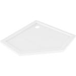 Du&scaron;ialus Mexen Flow Slim, viisnurk, 80 x 80 cm, White gloss