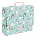 A4 XL Charming Cats kausta k&auml;epidemega - ST-MAJEWSKI