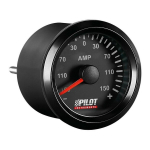 Ampermeeter 52cm, must