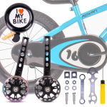 Reguleeritavad LED-valgustusega k&uuml;ljerattad laste jalgrattale 12&ndash;20 tolli Jalgratta kell Komplekt