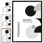 Must raam 50x70 cm piltide jaoks
