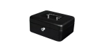 YALE Cash box - Coin acceptor - 20 x 16 x 9 cm - Black, Juoda