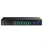 10-port switch - TRENDNET - Plug and Play - VLAN management - Rackable