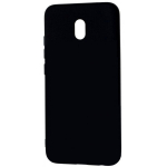 Aizmugurējais vāciņ&scaron; Evelatus Xiaomi Redmi 8a Soft Touch Silicone Black 4752192032418 EXR8ASSB (4752192032418)