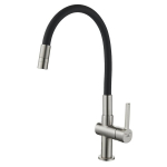 K&ouml;&ouml;gikraan Laveo Alita BVA_362D, Brushed nickel/Black