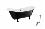 Vann Besco Amelia B&W 190, Black/White+Black, sifooniga &uuml;levooluga Klik-klak Black
