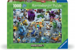 Ravensburger Pusle 12000422 Minecraft Mobs 1000 t&uuml;kki Minecraft pusle t&auml;iskasvanutele ja lastele alates 14. eluaastast