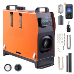 5 kW diisel&otilde;hu soojendi LCD, Bluetoothi ja kaugjuhtimisega (12 V, oranž)