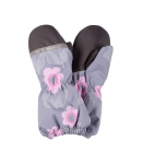 Lenne laste talvekindad 25175 A*3717, hall/roosa 4741593771965