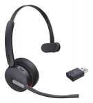 Traadita k&otilde;rvaklapid - YEALINK - WH64 - Mono - Bluetooth - Micro-USB - Must