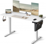 Reguleeritav laud, 140x60x72-120 cm, Valge