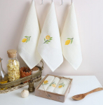 K&ouml;&ouml;gir&auml;tikute komplekt Sidrunid, 40x60 cm, 3 tk.