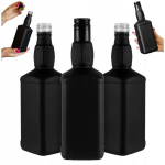 10x Klaaspudelit Daniels 500 ml must matt