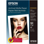 Epson Archival Matte A3 paber, 189g, 50 lehte