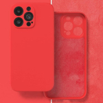 Telefoni&uuml;mbris Liquid Silicone 1.5mm Xiaomi Redmi Note 14 Pro 5G/Poco X7 punane