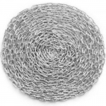 Sąsagos grandinė i&scaron; anglinio plieno &ndash; 6 mm x 30,48 m