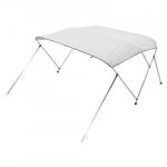 Paadibimini katus, 72x185,4-198,1x116,8 cm, helehall, 600D pol&uuml;ester